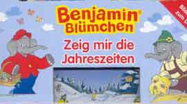 Учебник немецкого языка для детей “Benjamin Blumchen. Zeig mir die Jahreszeiten”